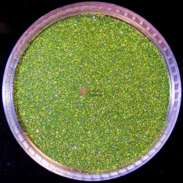 Glitter fin pentru make-up 3gr Sclipici Amelie Pro G075 Verde cu Reflexii